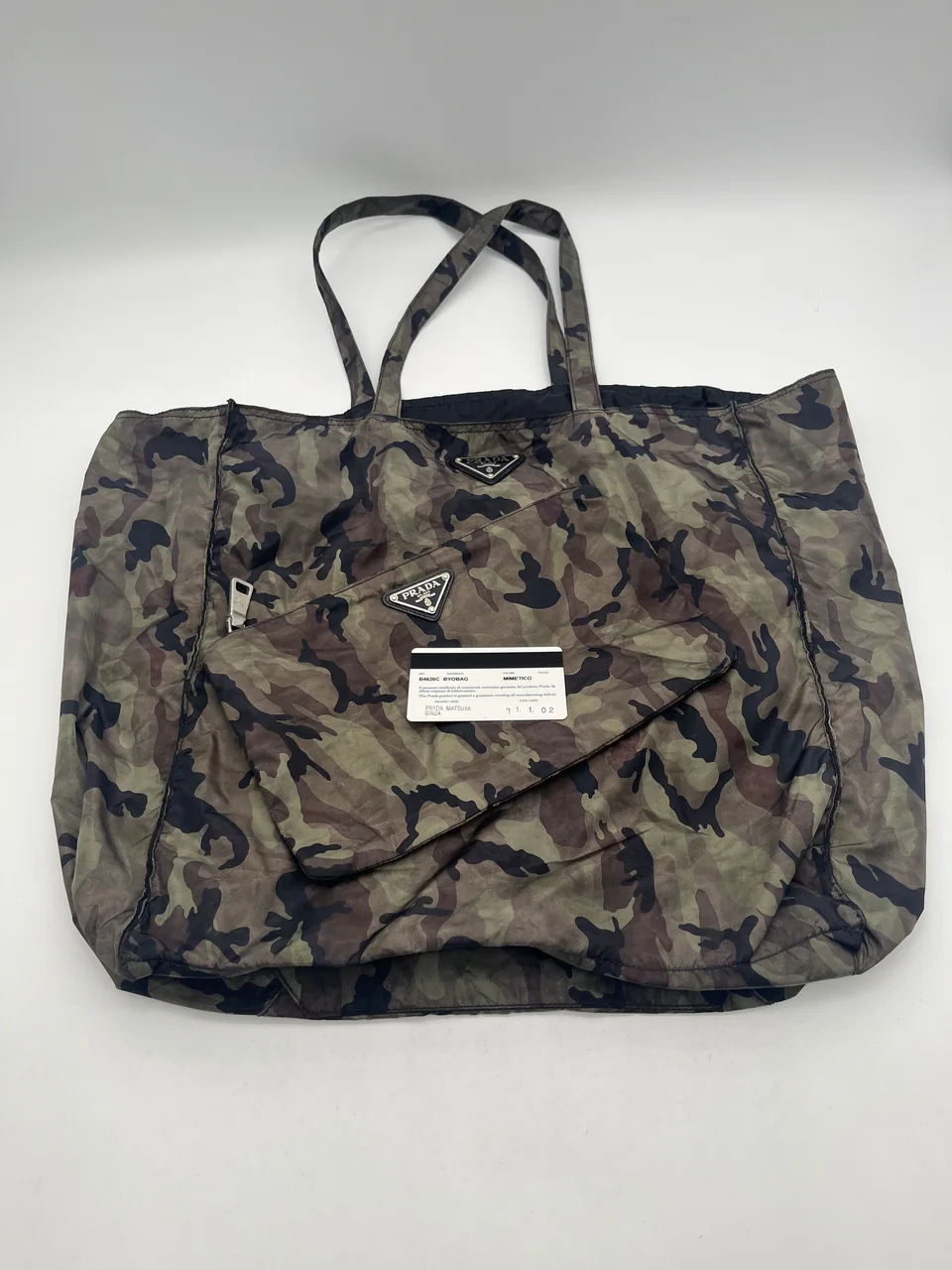 PRADA NYLON TOTE BAG