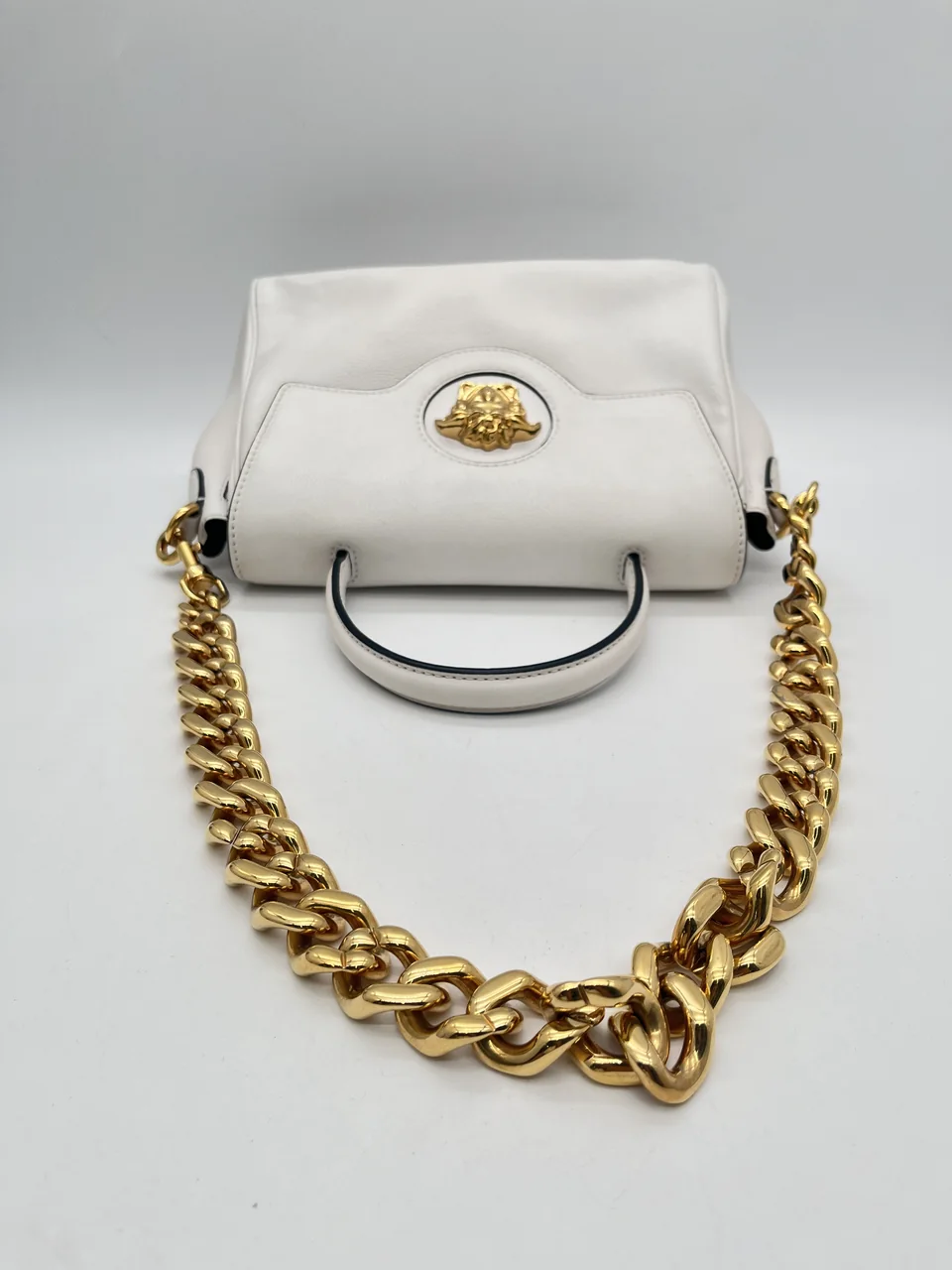 VERSACE MEDUSA TOP HANDLE (WHITE) view 4