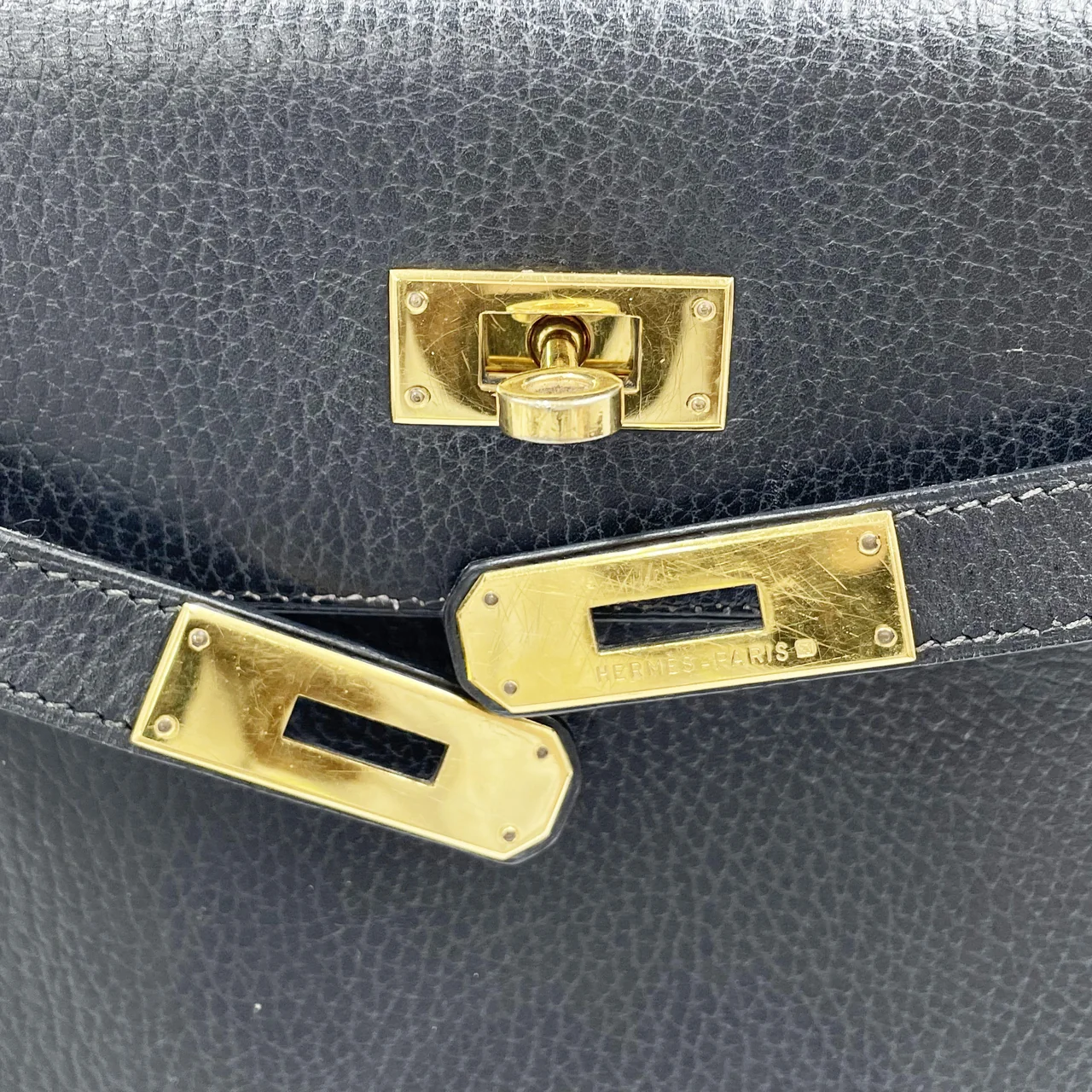 HERMES KELLY 32 (ARDENNES, BLACK, ○X STAMP) view 8