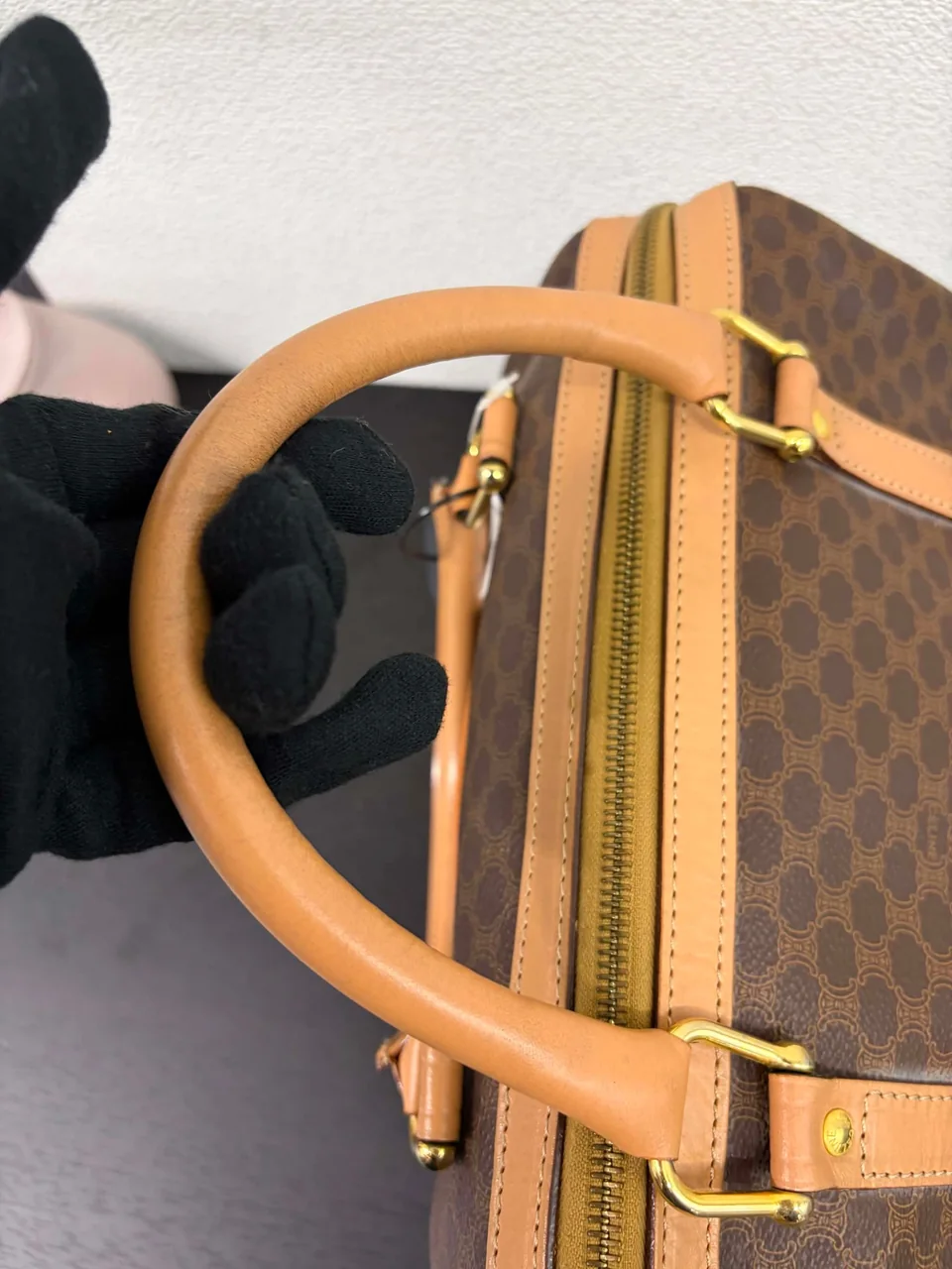 CELINE MACADAM BOSTON BAG view 14
