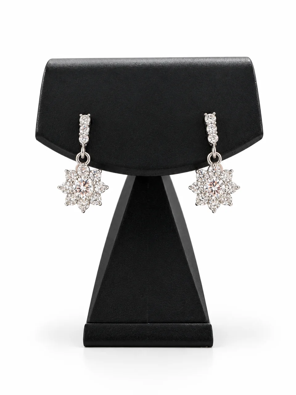 PT950/PT900 DIAMOND EARRINGS 0.84CT 3.1G view 4