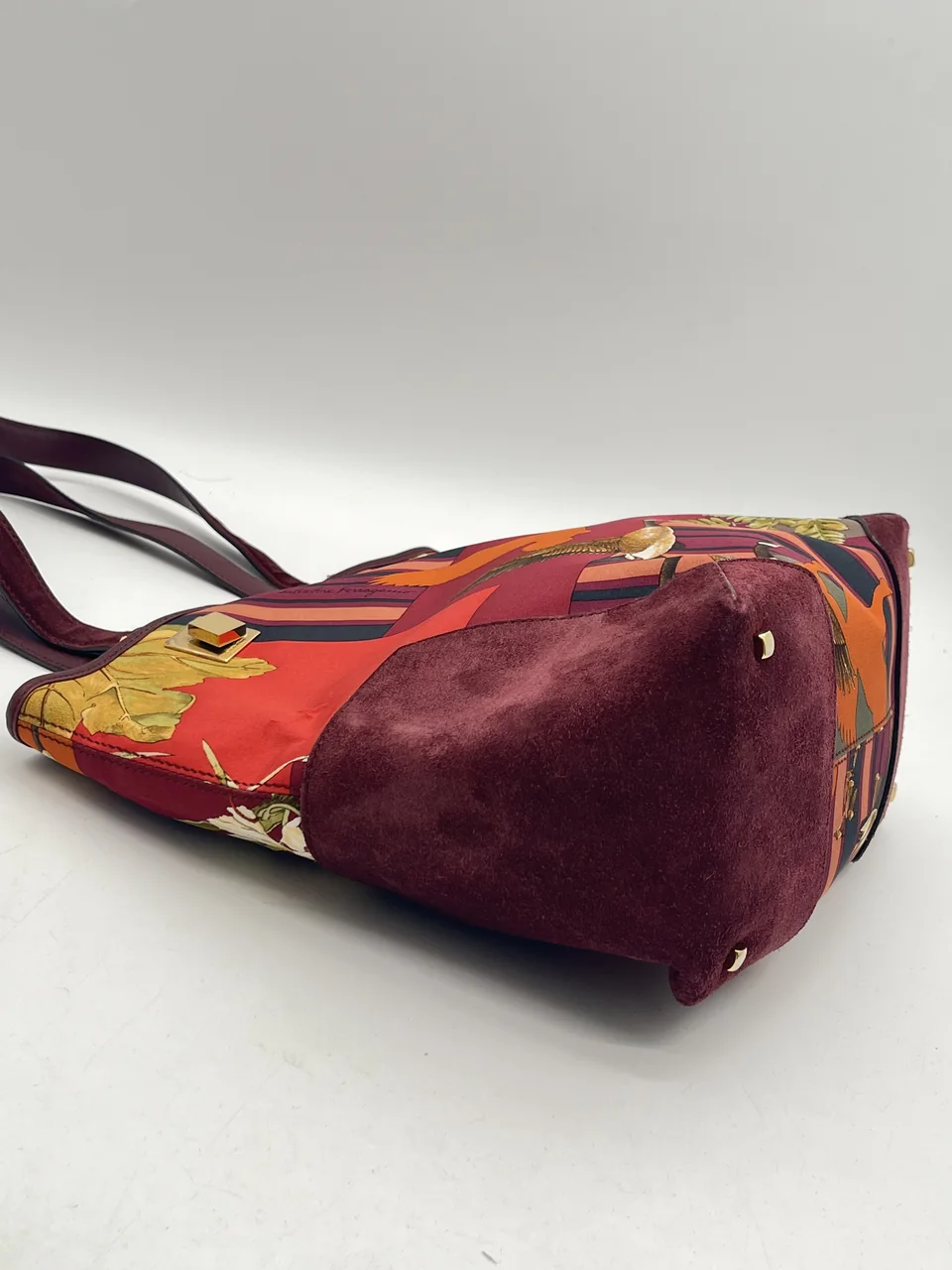 SALVATORE FERRAGAMO SCARF TOTE BAG view 10