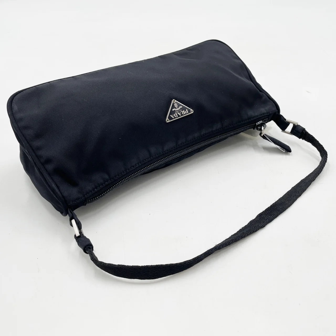 PRADA ACCESSORY POUCH (BLACK) view 6