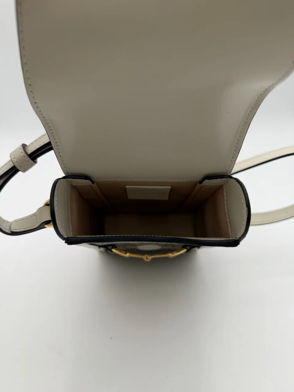 GUCCI HORSEBIT MINI SHOULDER BAG (GRAY) hover