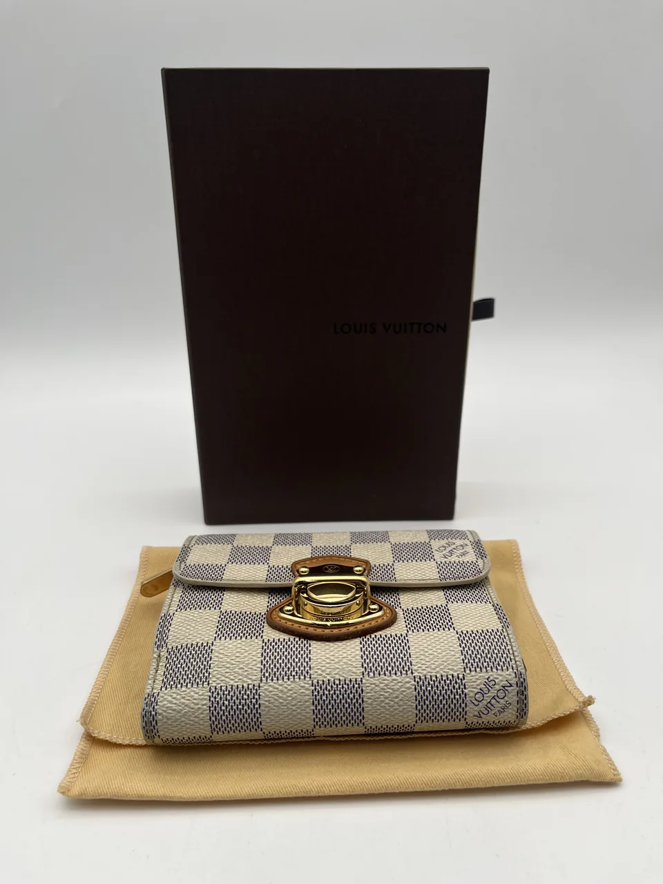 LV DAMIER AZURE PORTEFEUILLE JOY view 3