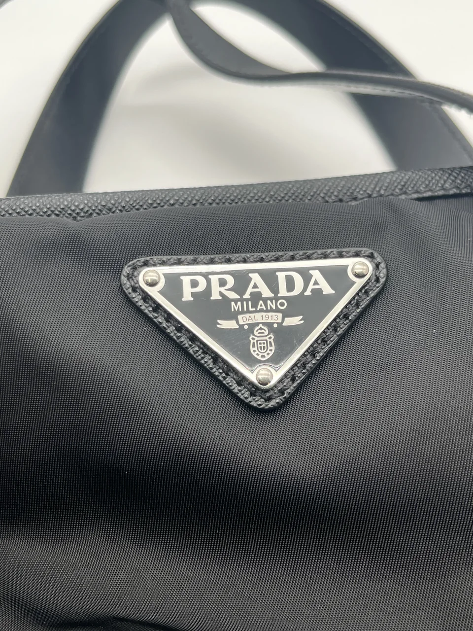 PRADA TESSUTO TOTE BAG (BLACK) view 8