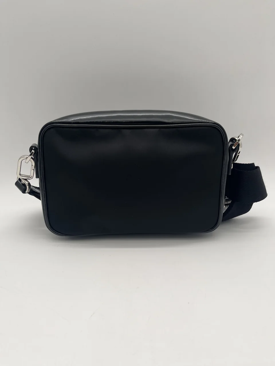 PRADA NYLON SHOULDER BAG (BLACK) view 4