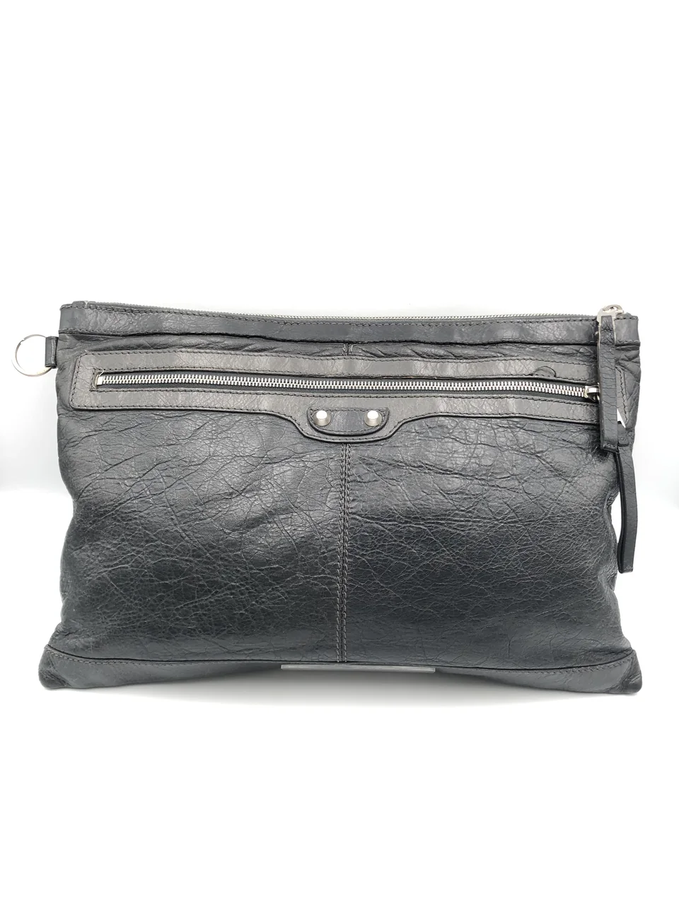 BALENCIAGA CLASSIC CLUTCH (GRAY)