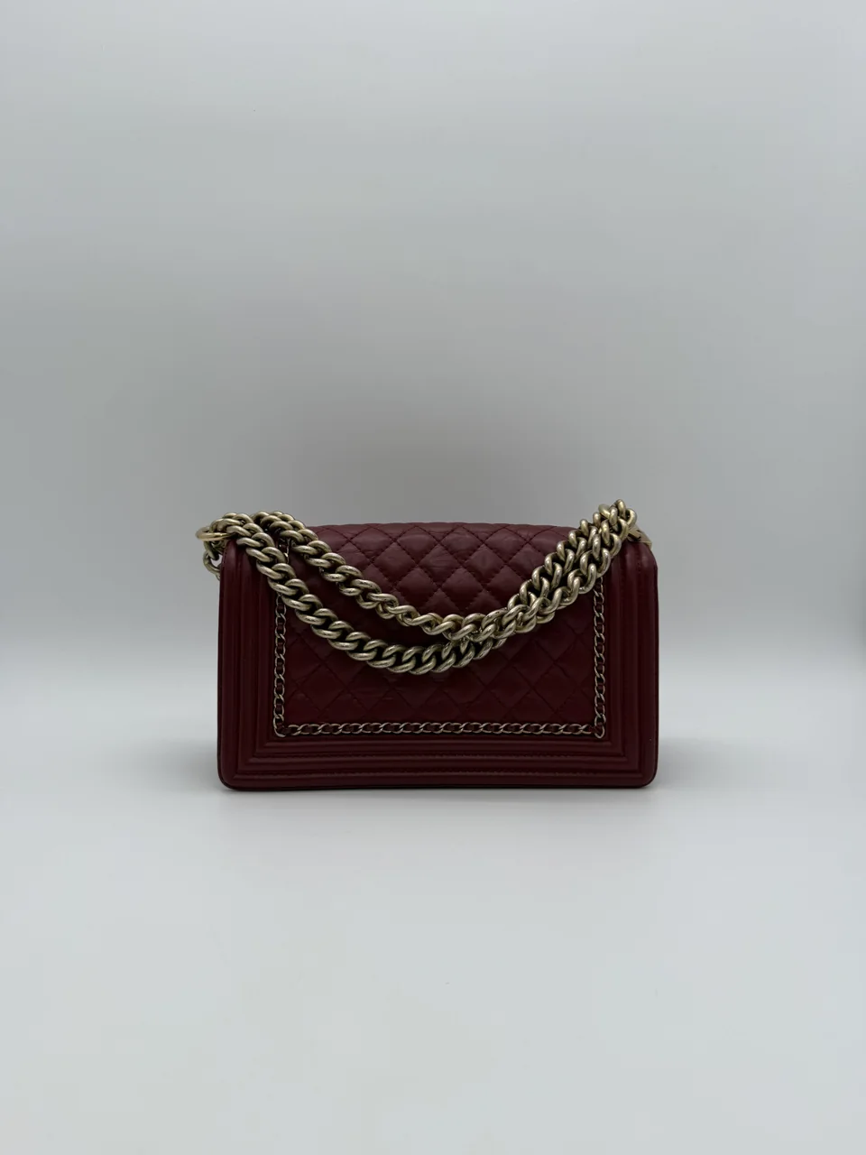 CHANEL CALF SKIN LE BOY view 3