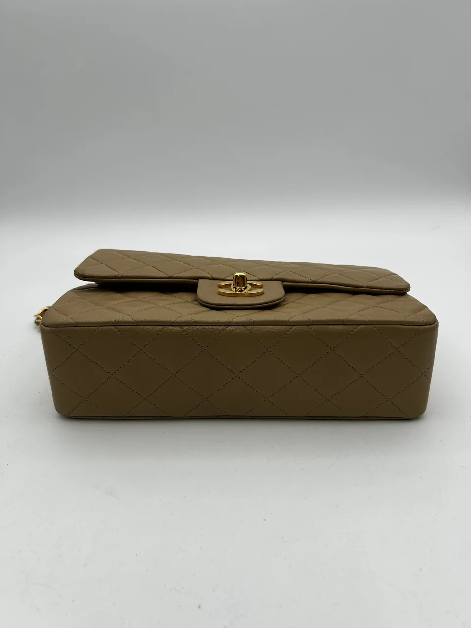 CHANEL LAMB SKIN DOUBLE FLAP view 6