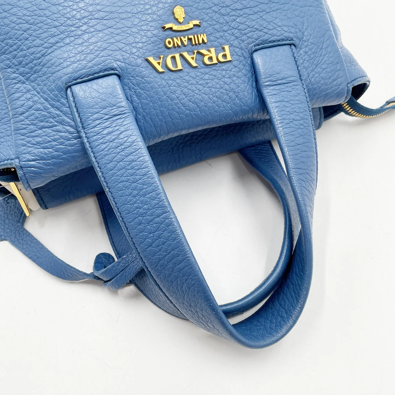 PRADA TWO-WAY BAG (BLUE) view 7