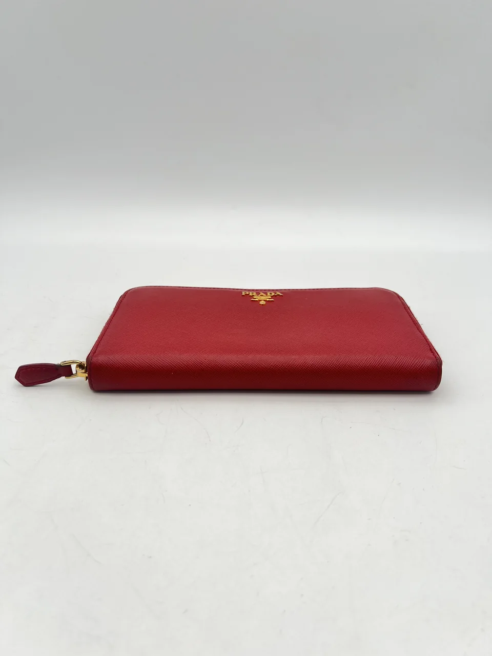 PRADA ROUND FASTENER LONG WALLET (RED) view 7