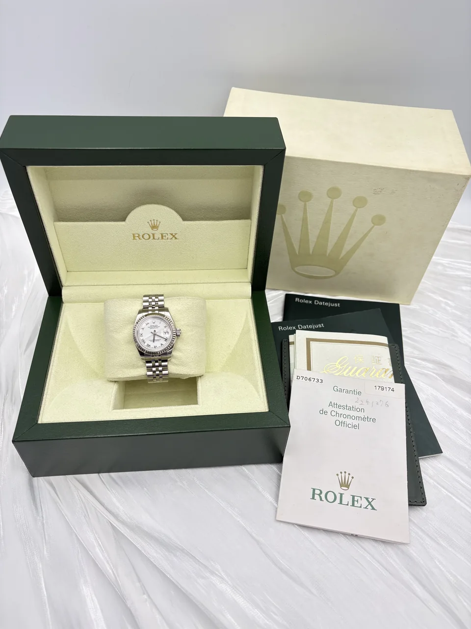 SS X WG/AT ROLEX DATEJUST (179174, D706733)