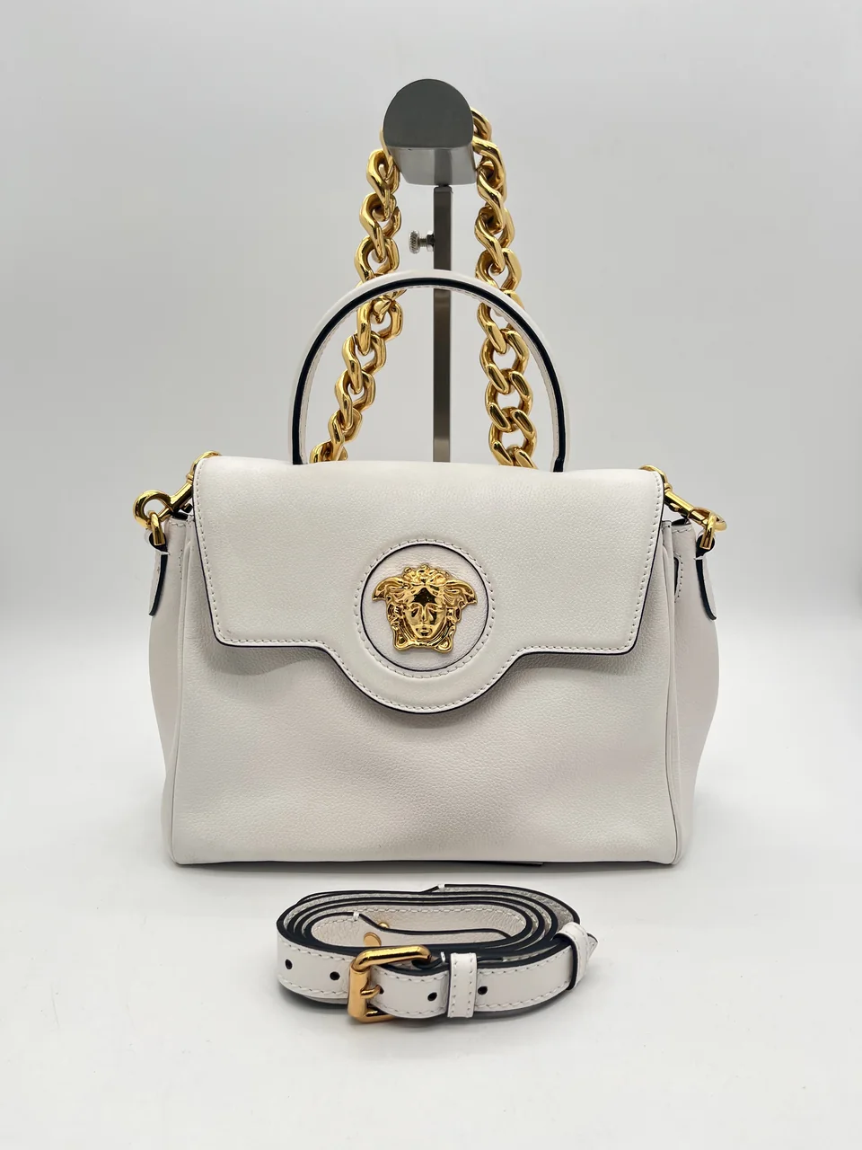VERSACE MEDUSA TOP HANDLE (WHITE)