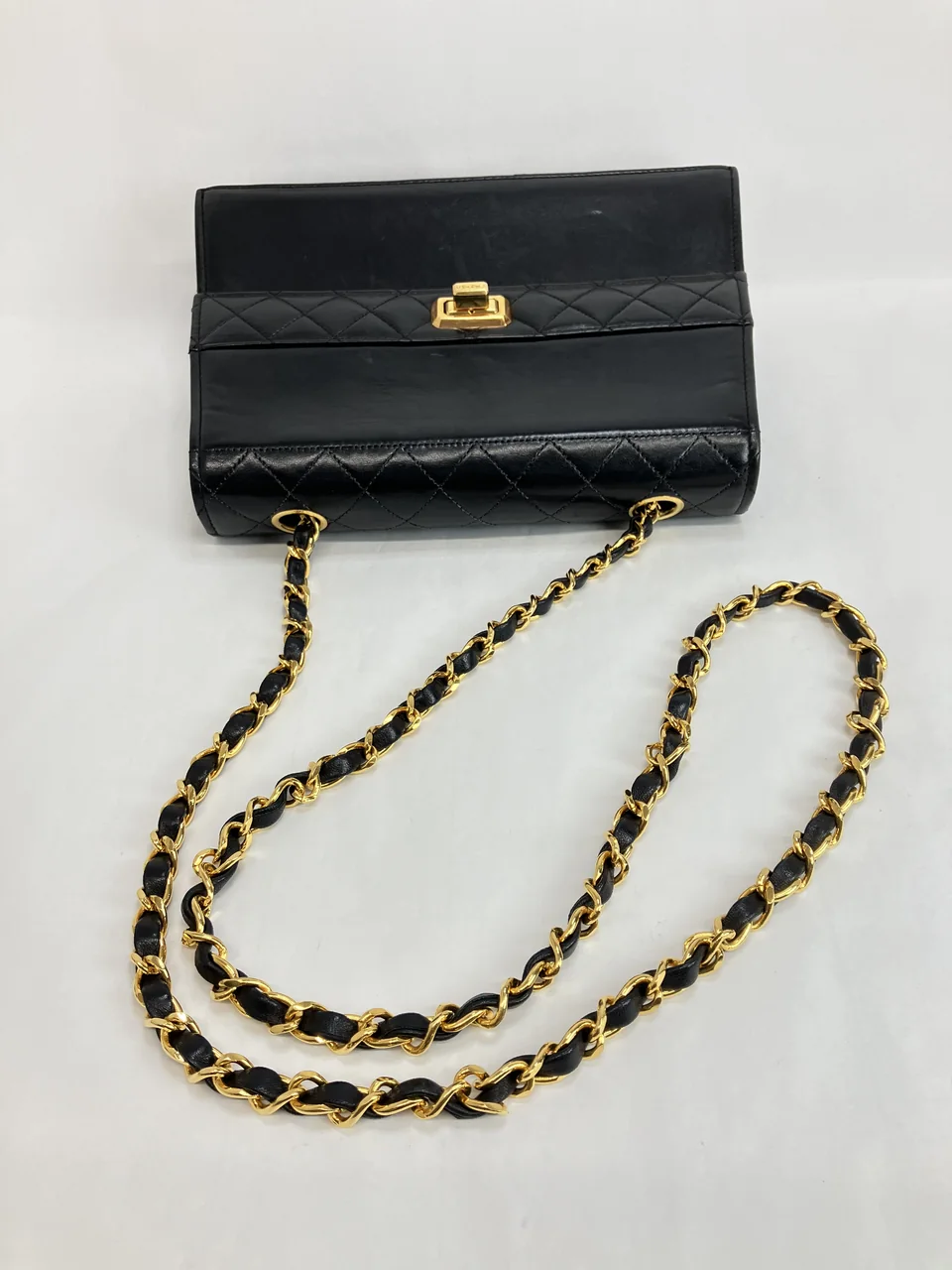 CHANEL LAMB SKIN CHAIN SHOULDER BAG (1 SERIAL CODE) view 19