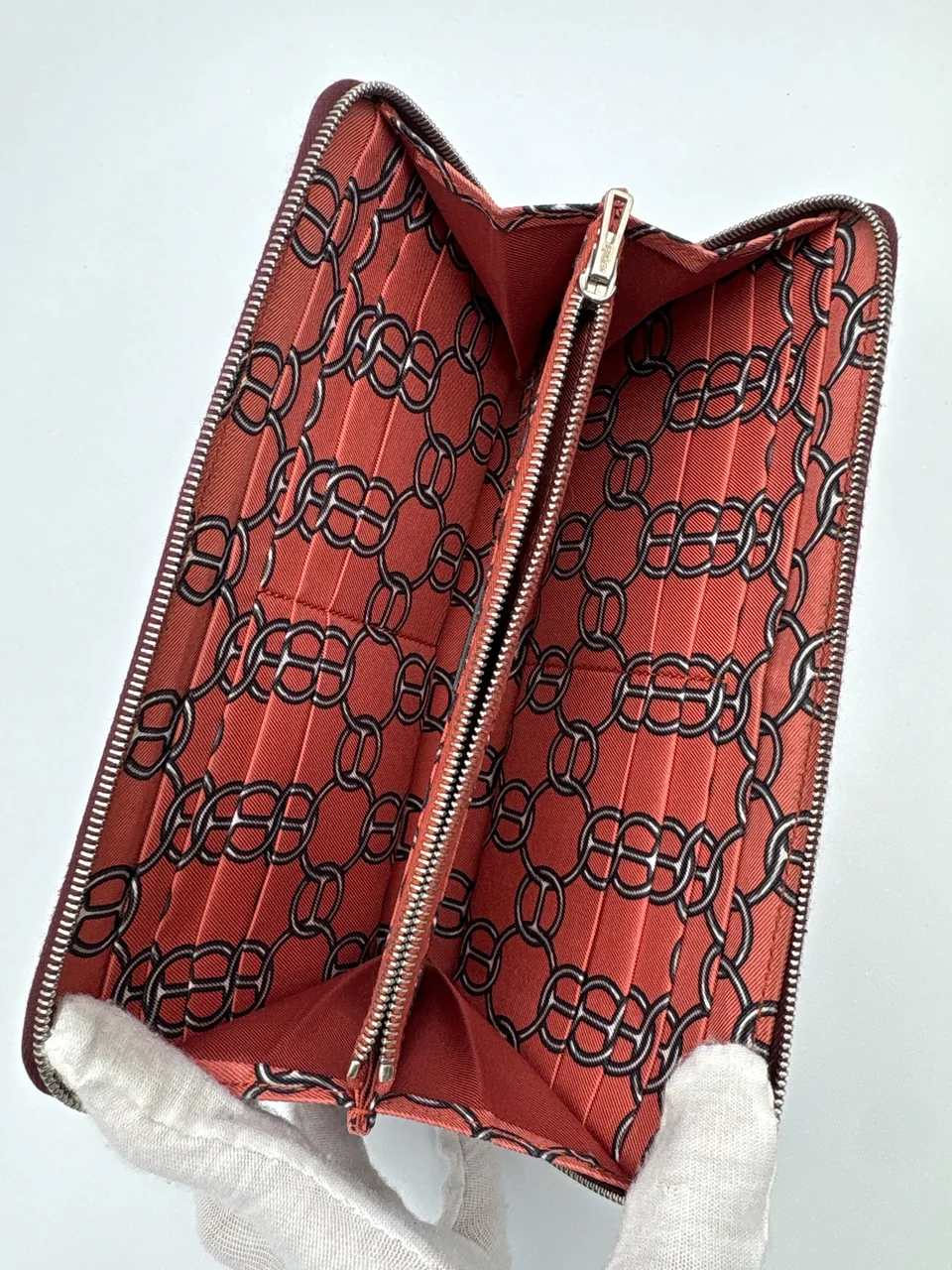 HERMES AZAP LONG (BORDEAUX, □Q STAMP) view 8