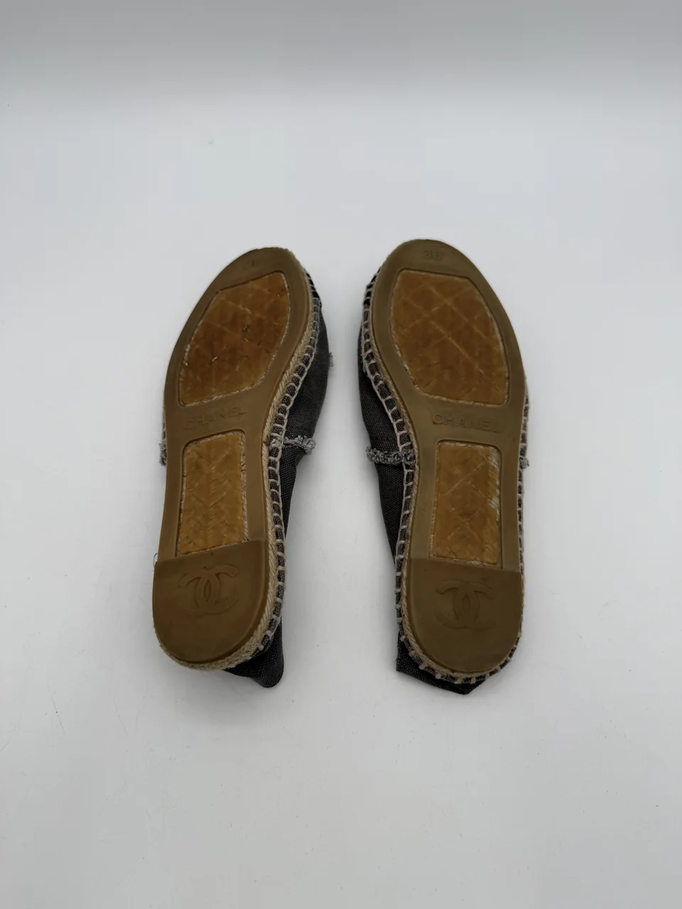 CHANEL DENIM ESPADRILLES (#38) view 3