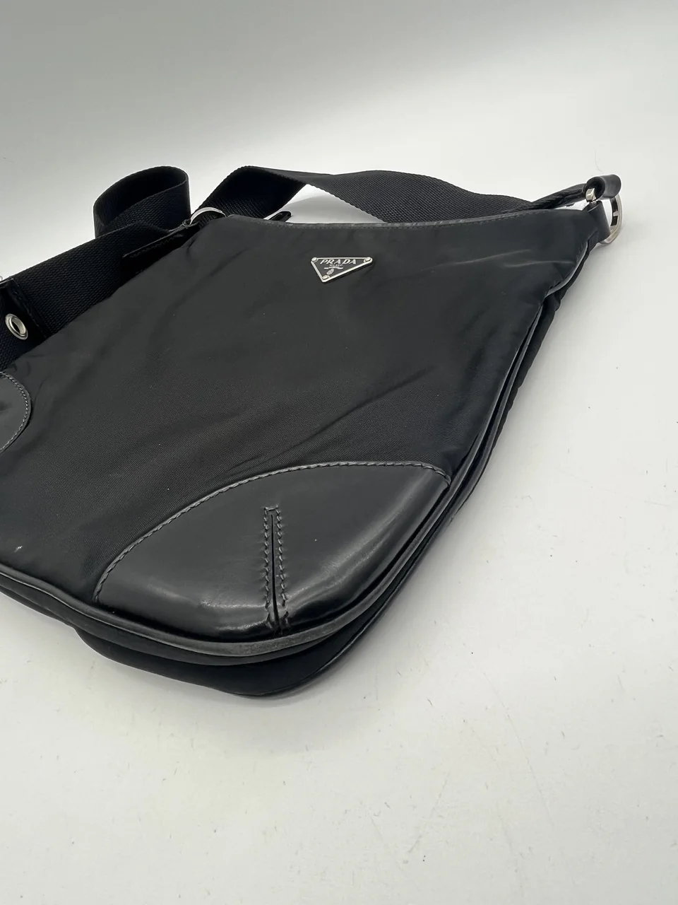 PRADA TESSUTO SHOULDER BAG (BLACK) view 5