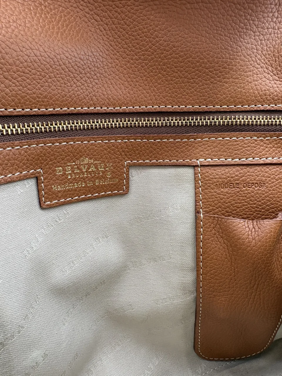 DELVAUX BRILLIANT MM (CAMEL) view 12