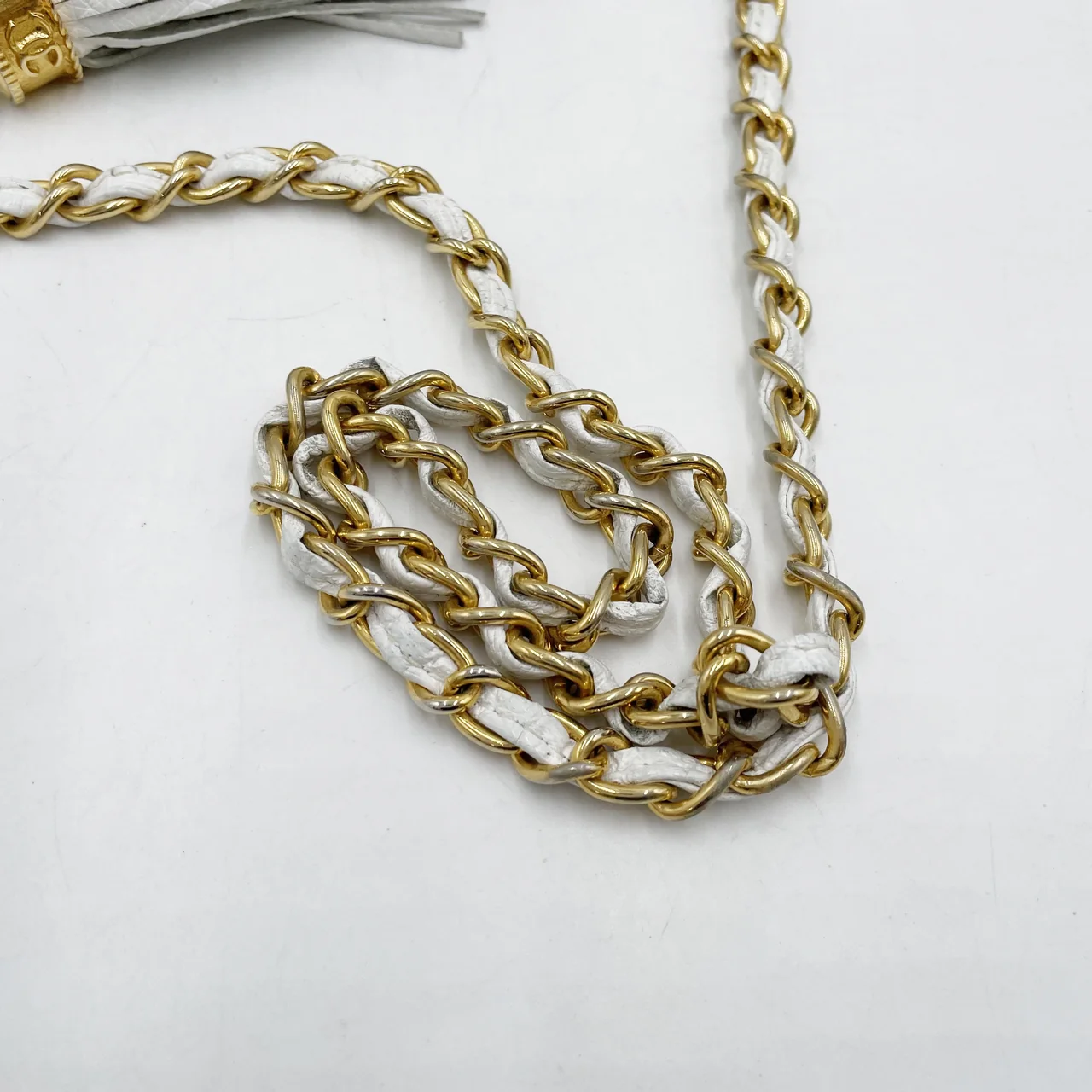 CHANEL OSTRICH CHAIN SHOULDER BAG (5 SERIAL CODE) view 7