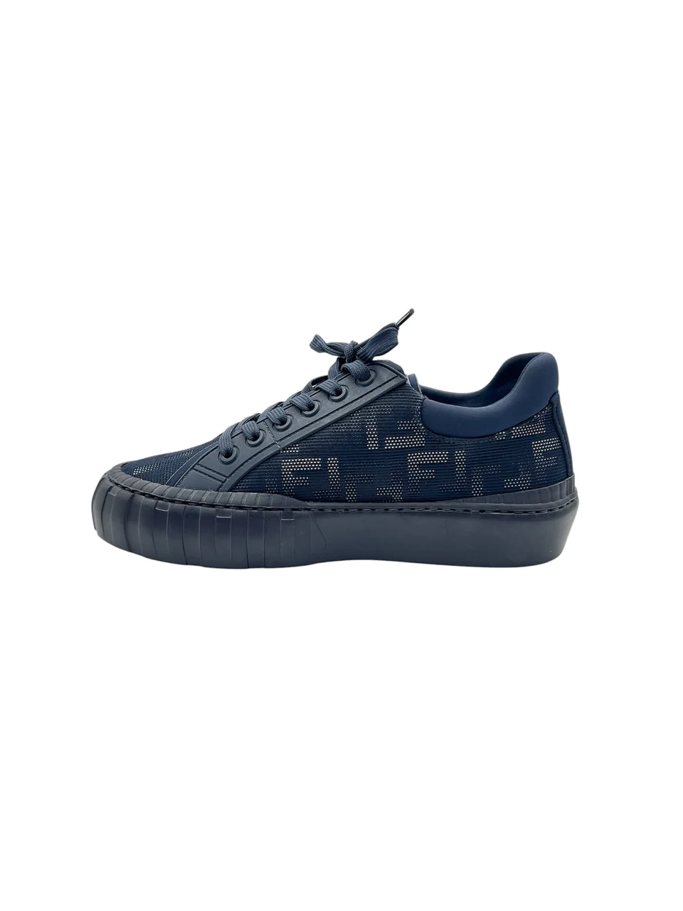 FENDI FF-LOGO MESH SNEAKERS (7E 1520 5) view 3