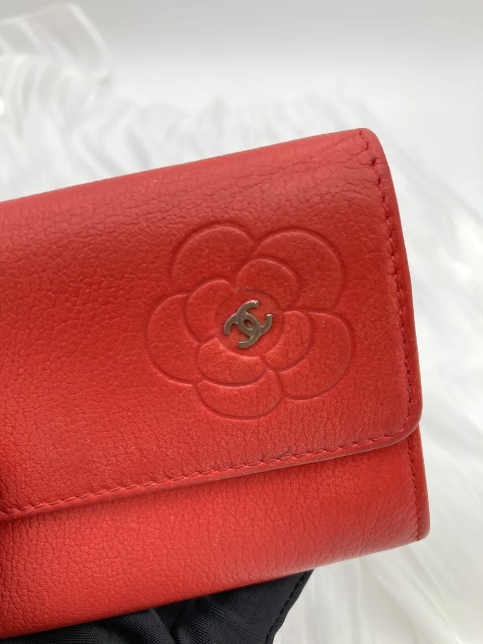CHANEL CAMELLIA CARD CASE view 11