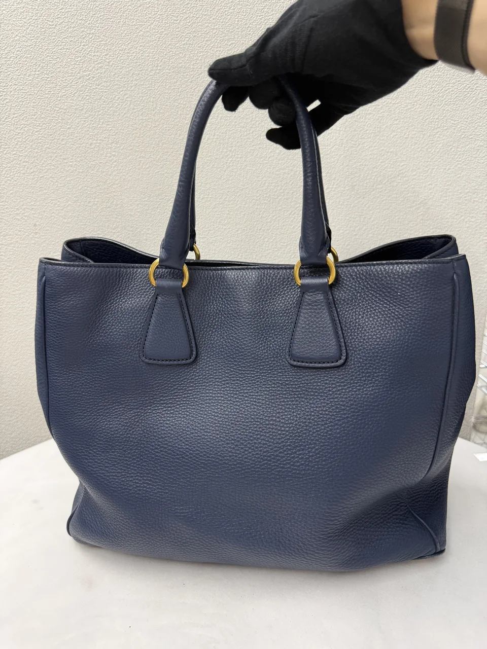 PRADA TOTE BAG (NAVY) hover