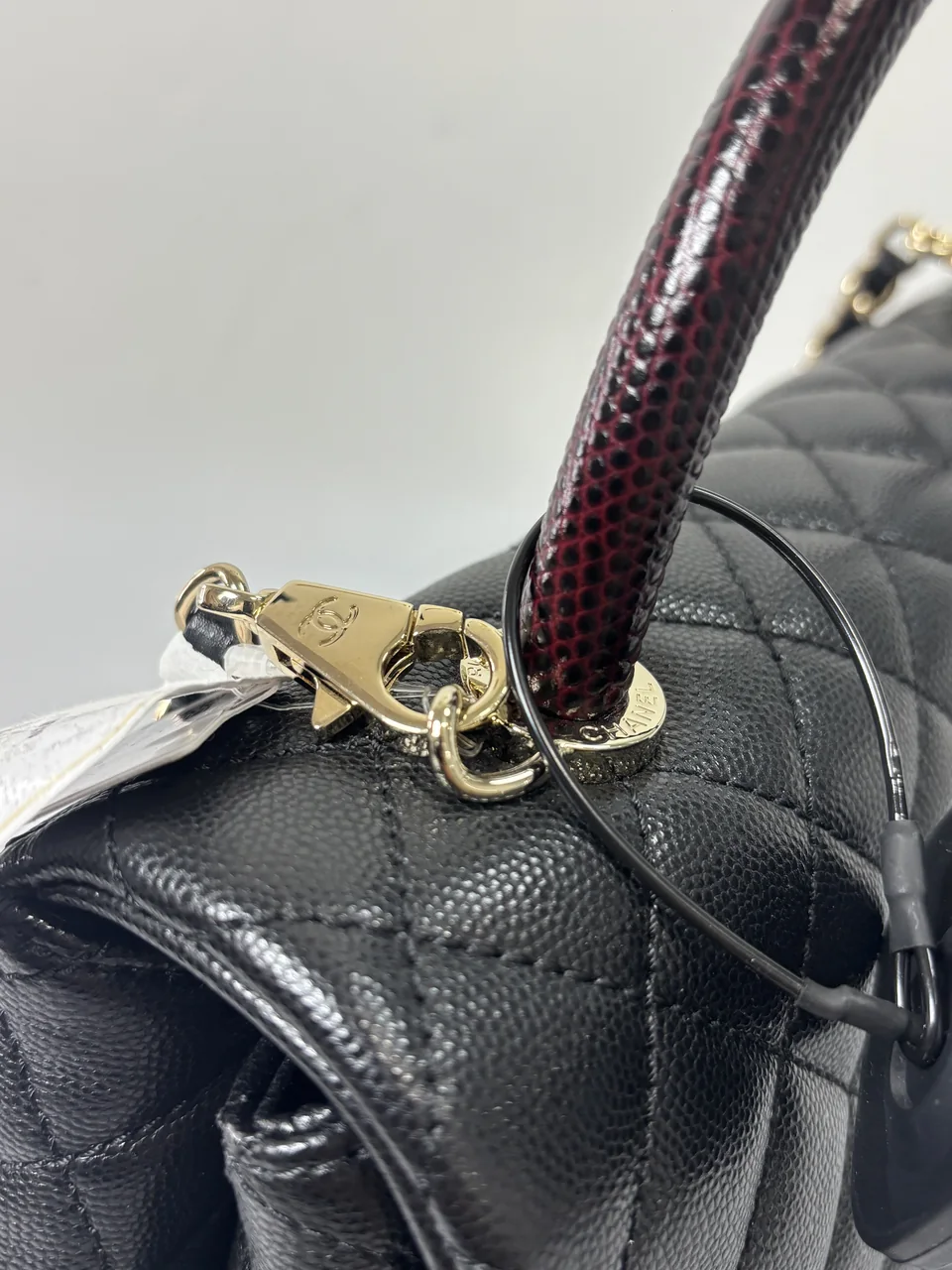 CHANEL CAVIAR TWO-WAY BAG (30 SERIAL CODE) view 6
