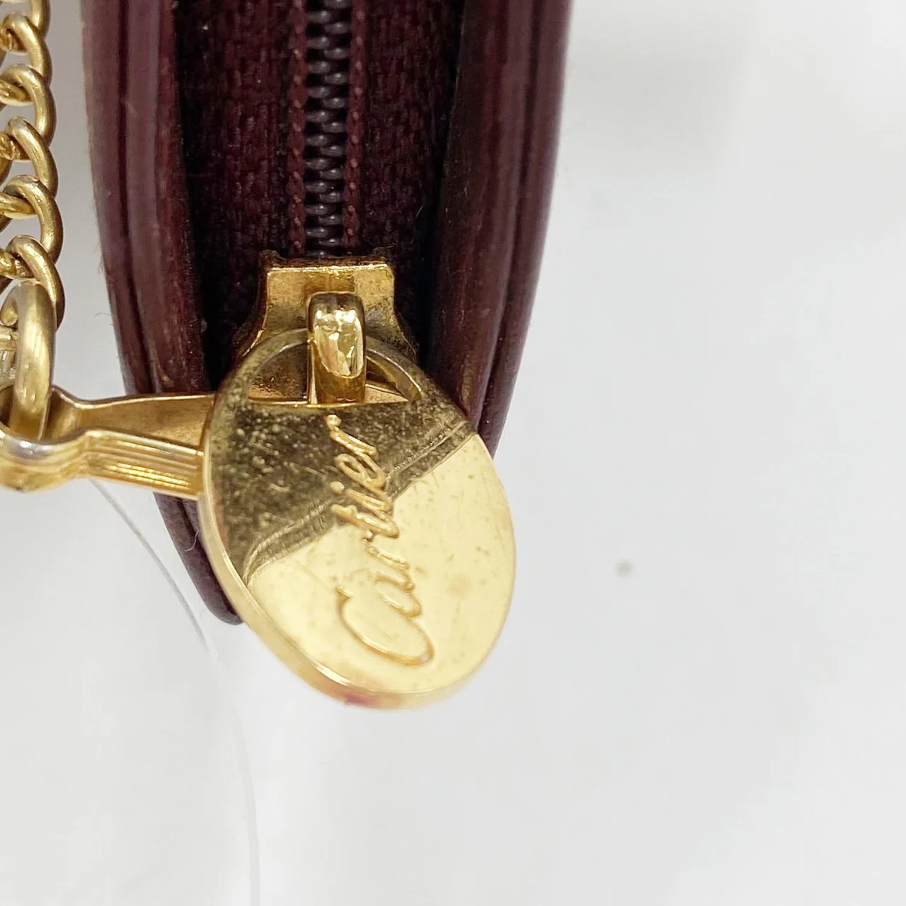 CARTIER ACCESSORY POUCH (BORDEAUX) view 8