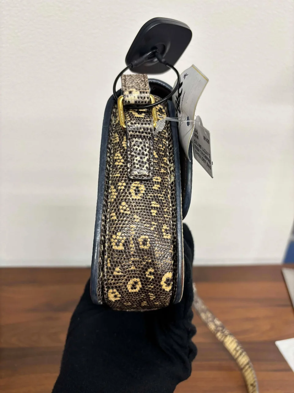CELINE LIZARD TEEN TRIOMPHE SHOULDER BAG view 11