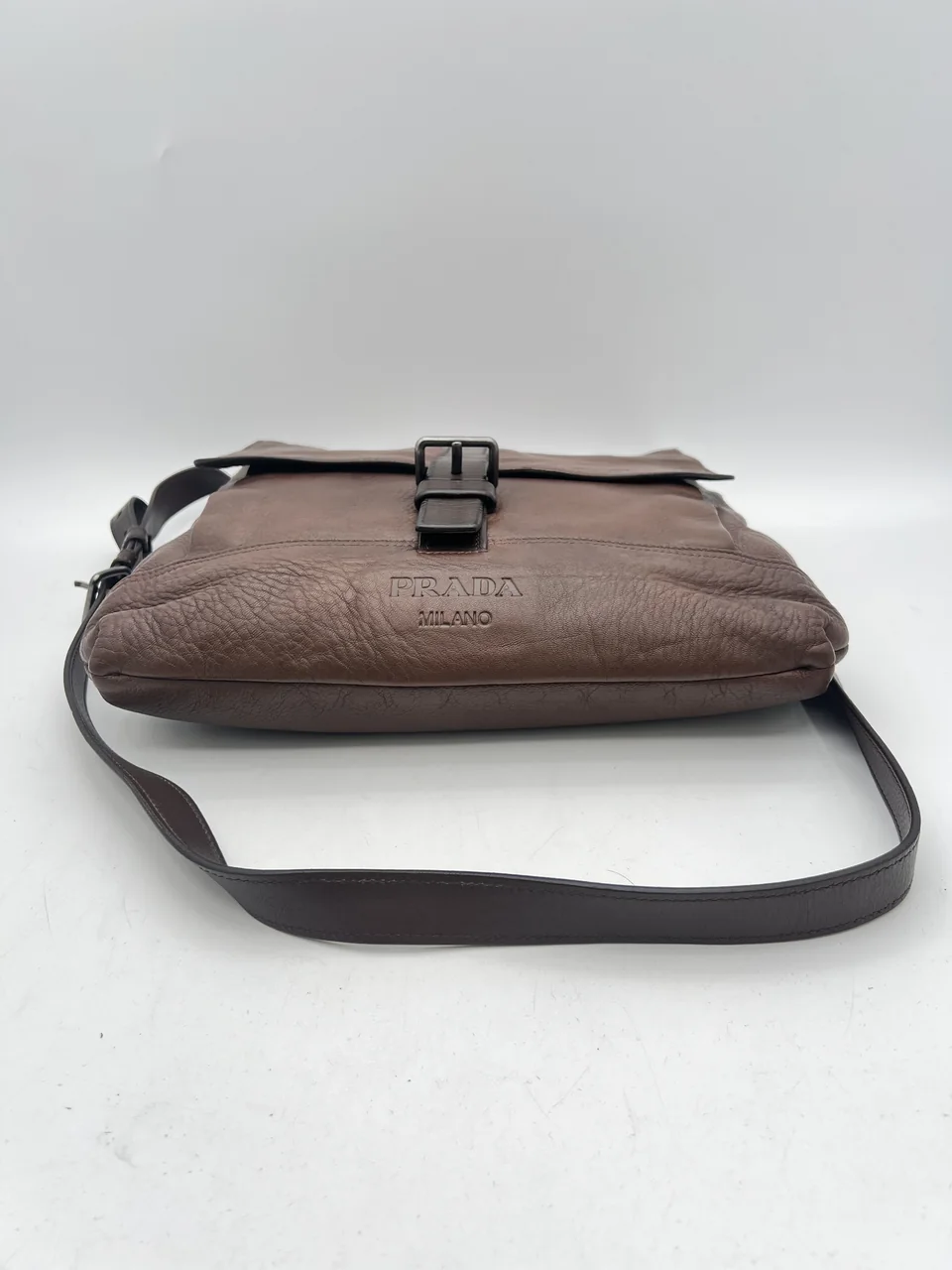 PRADA SHOULDER BAG (BROWN) view 7
