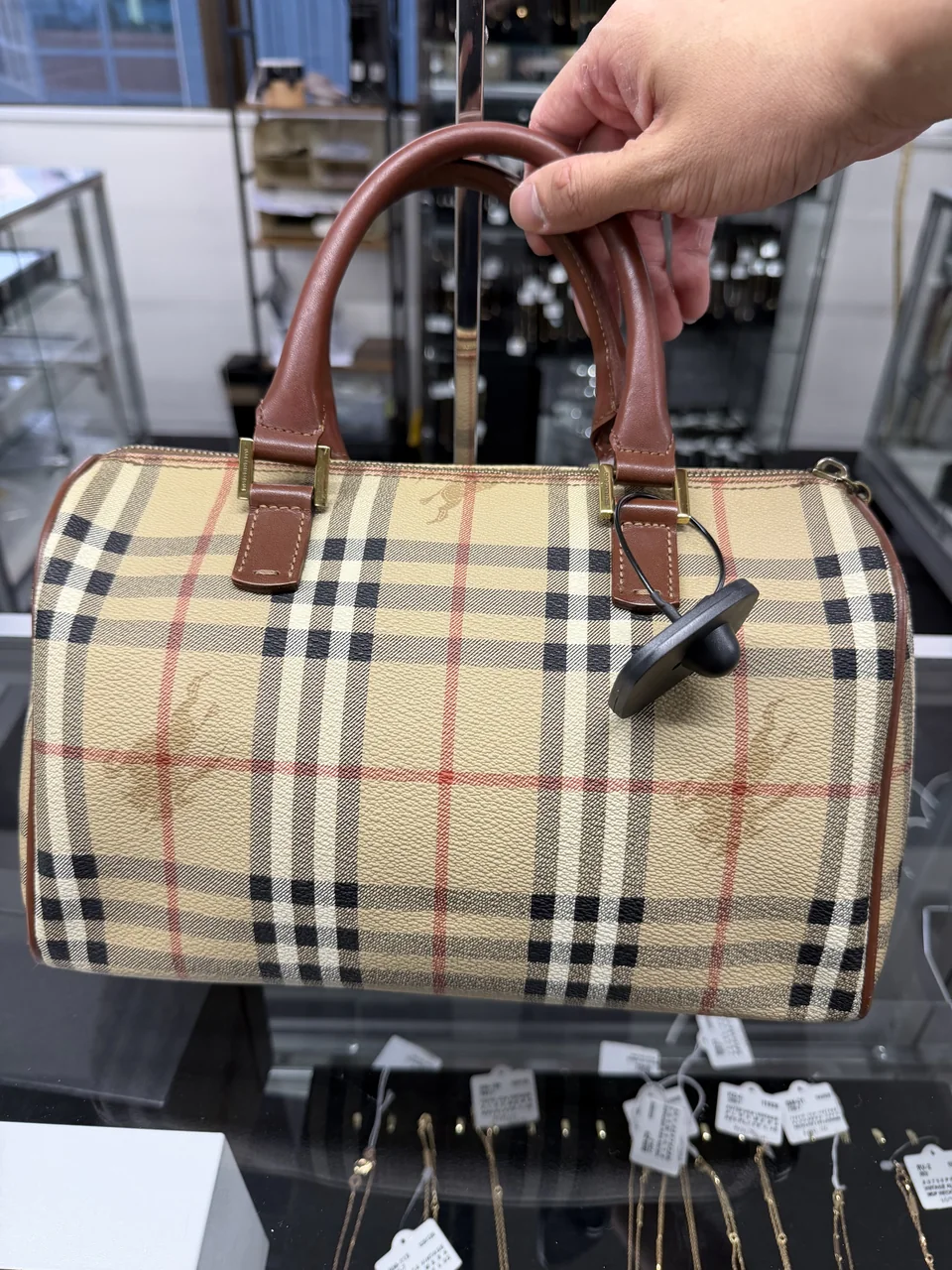 BURBERRY MINI BOSTON BAG view 3