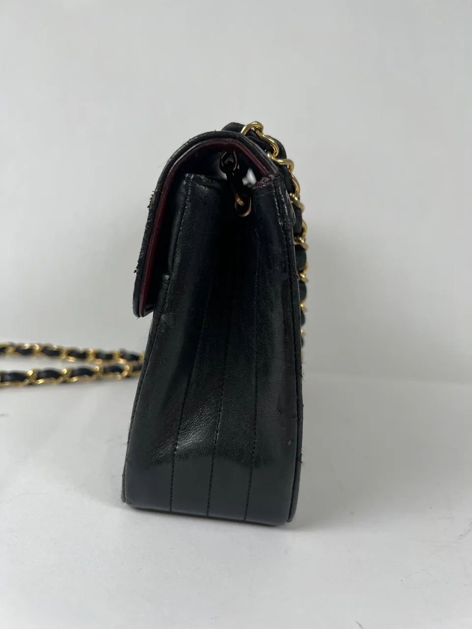 CHANEL LAMB SKIN MATELASSE CHAIN SHOULDER BAG view 15