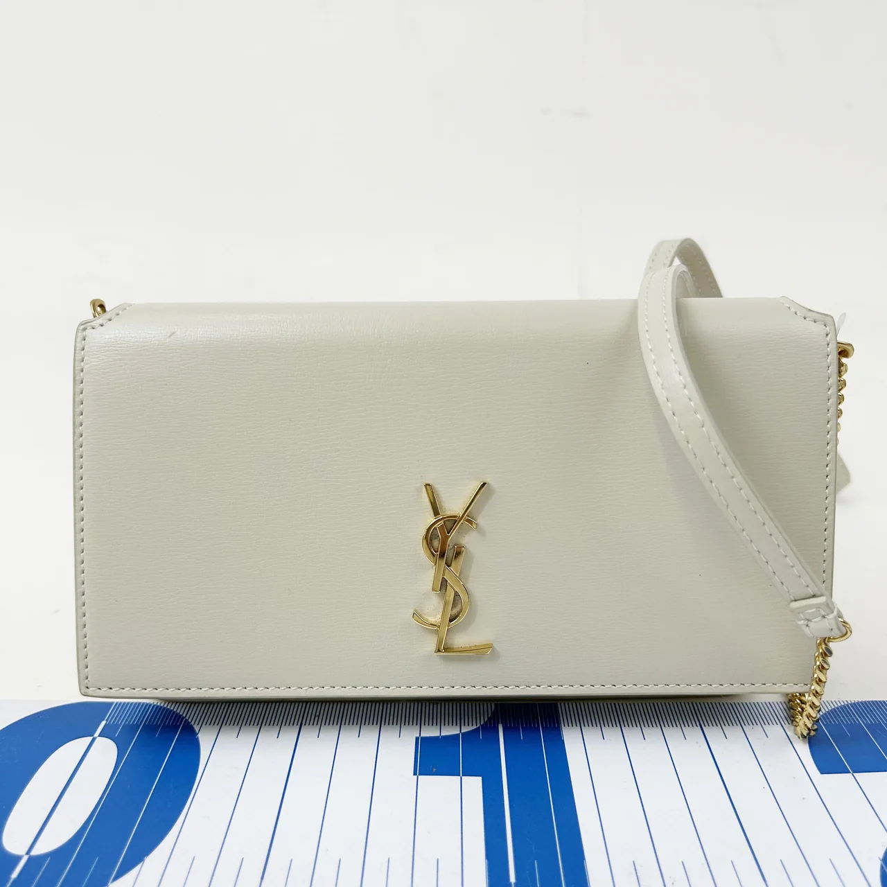 SAINT LAURENT PHONE HOLDER (IVORY)