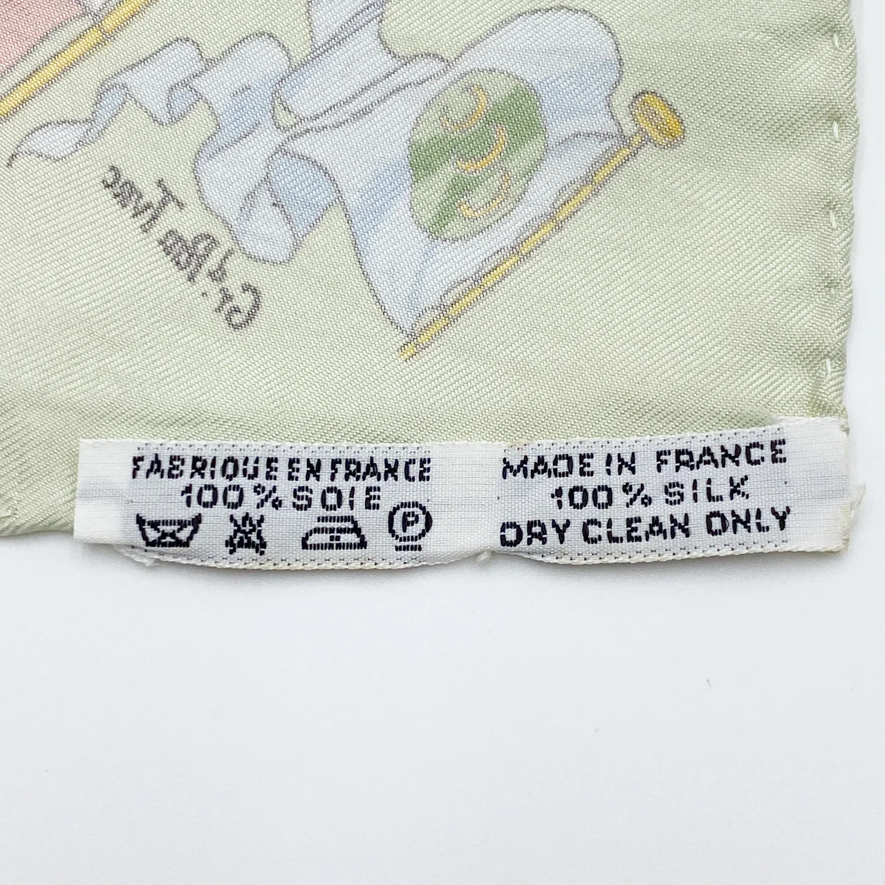 HERMES SCARF (WHITE) view 3