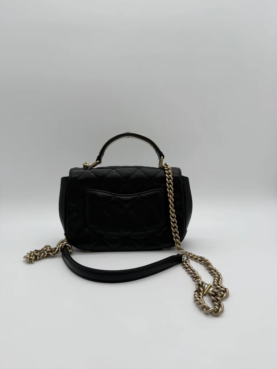 CHANEL TURN LOCK SHOULDER BAG hover