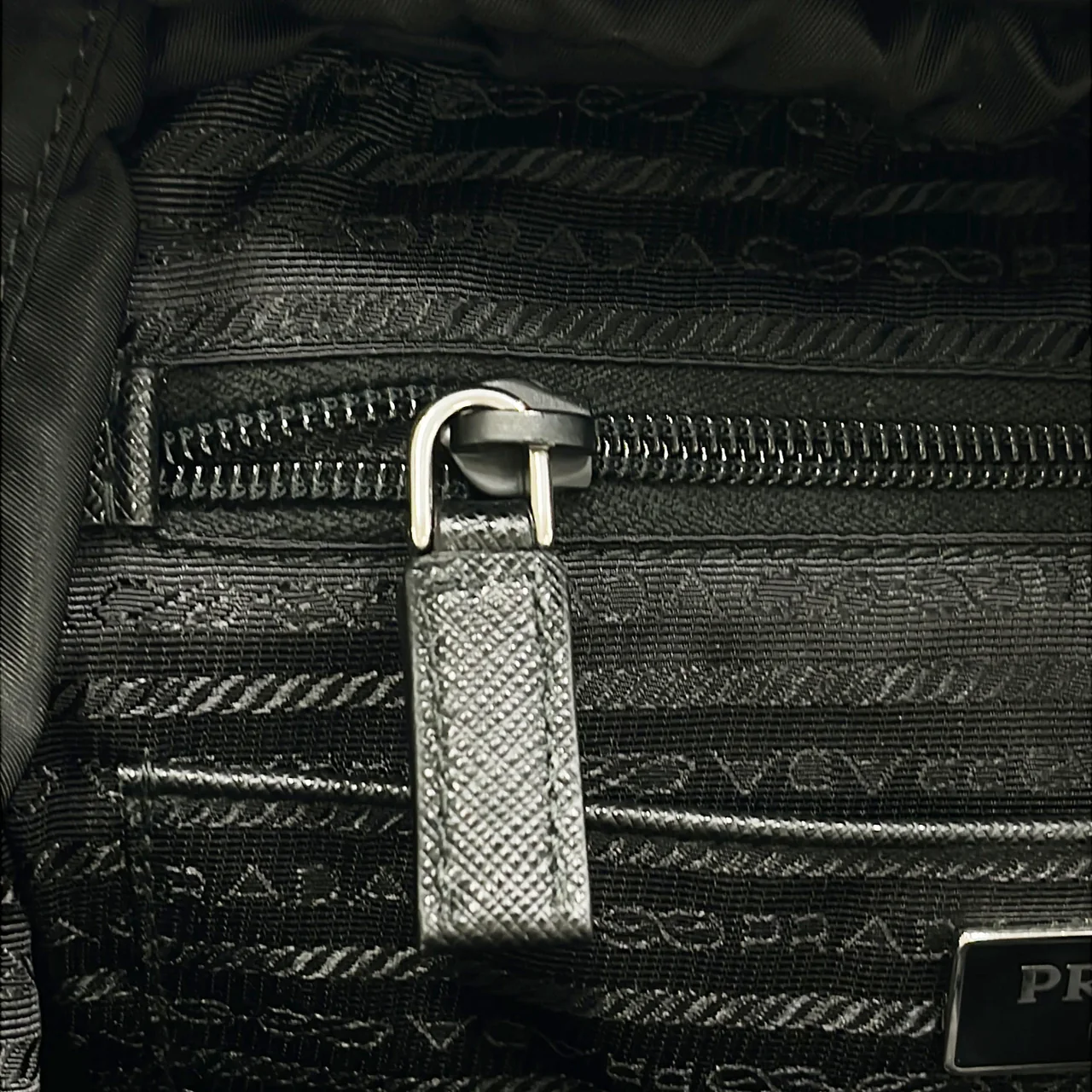 PRADA NYLON BACKPACK (BLACK) view 10