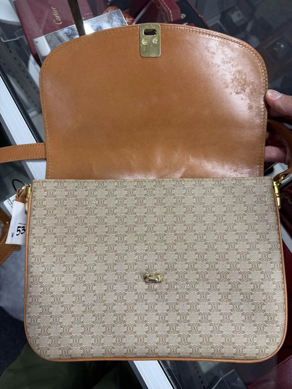 CELINE MACADAM SHOULDER BAG view 6