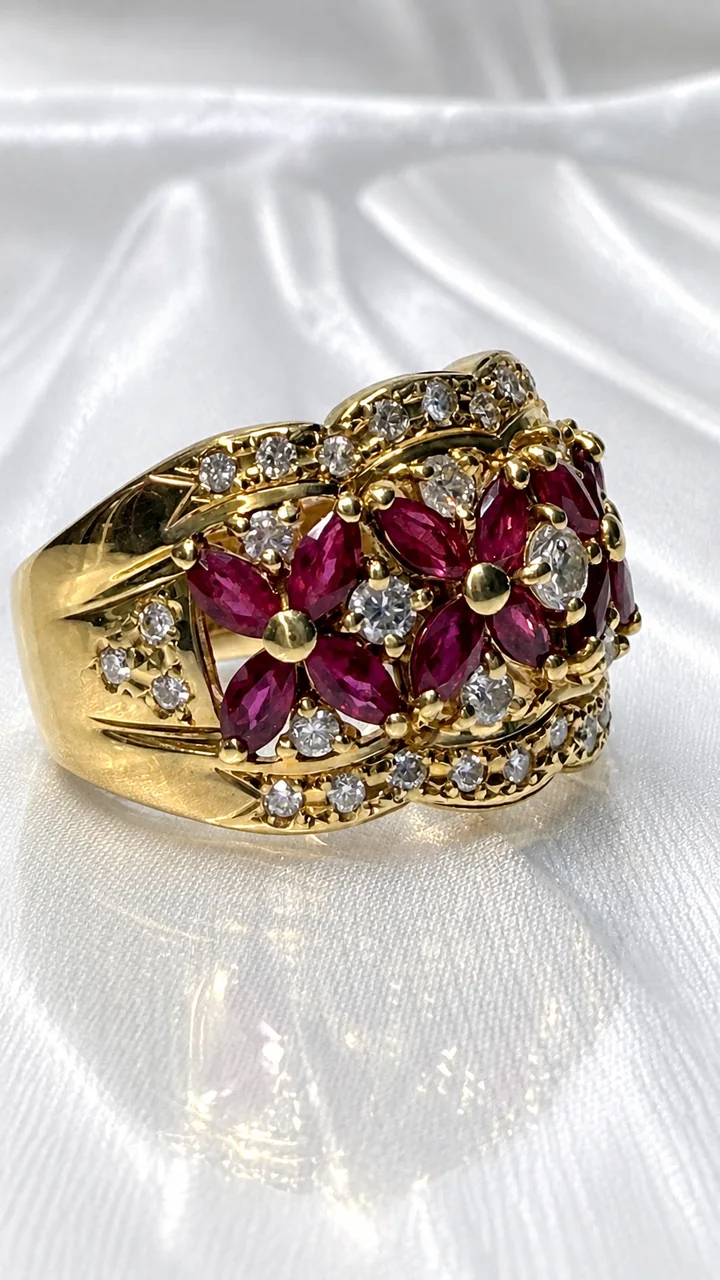 K18 RUBY RING R1.70CTS FD0.73CT 11.0G hover