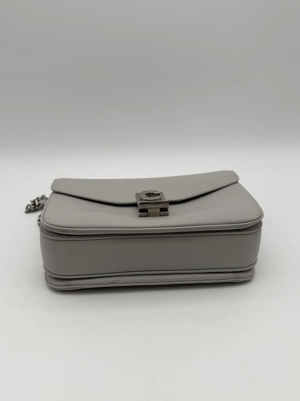 CELINE CHAIN SHOULDER BAG (LIGHT GRAY) view 8