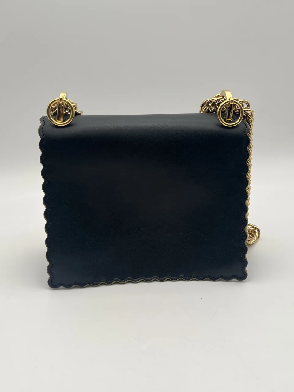 FENDI CANAI CHAIN SHOULDER BAG (BLACK) hover