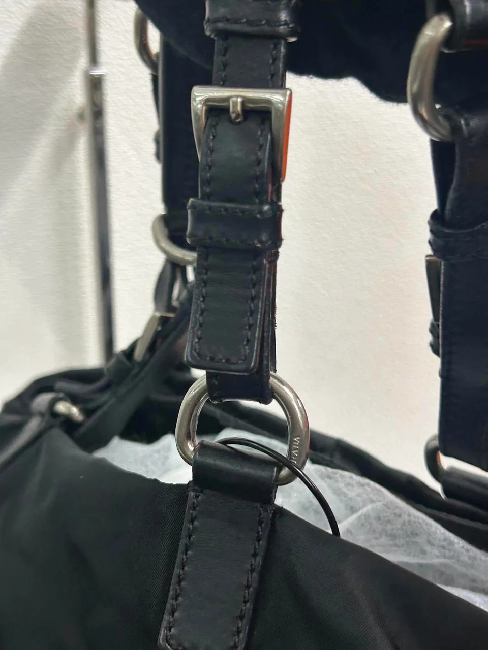 Prada tessuto handbag view 11