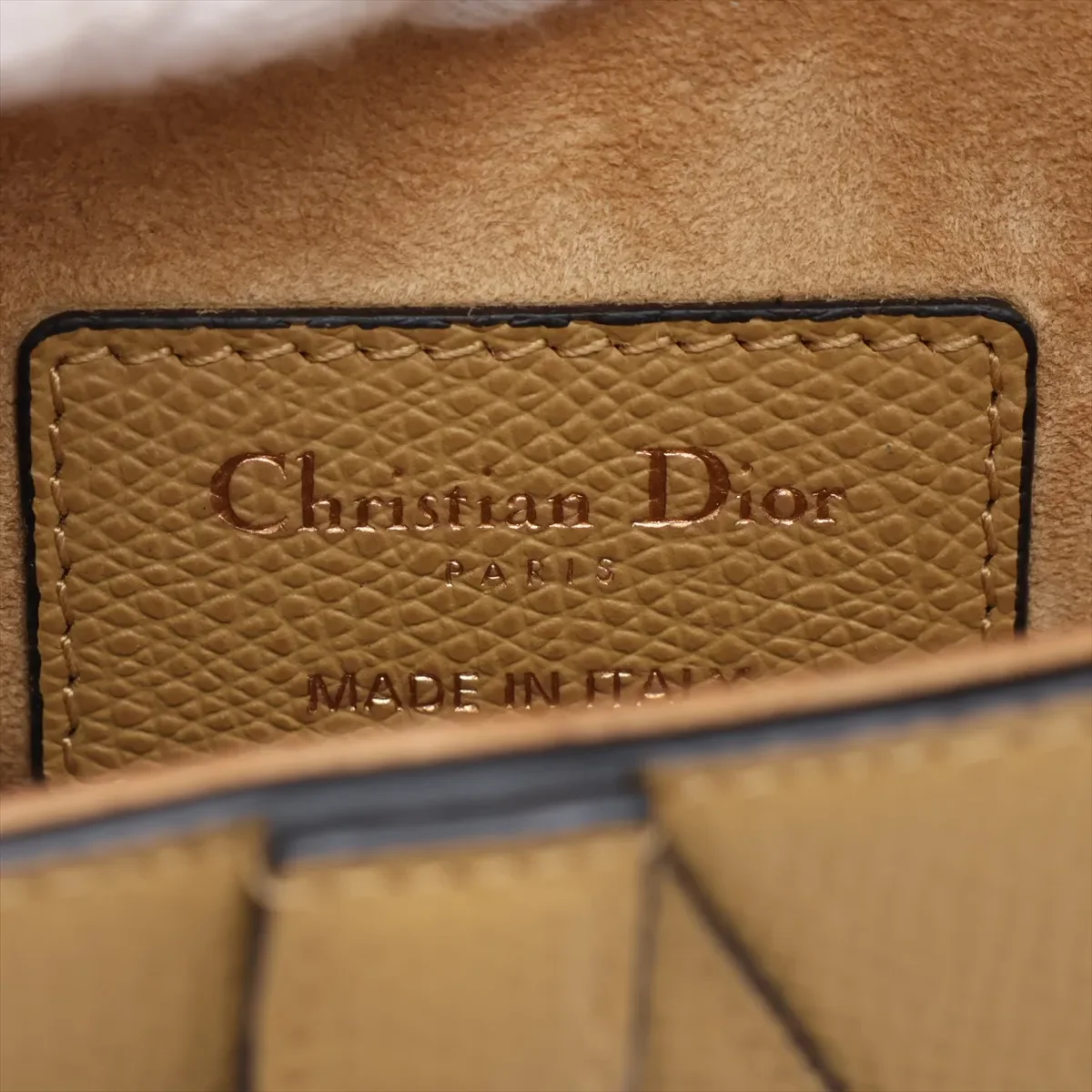 DIOR SADDLE HANDBAG (BEIGE) view 9