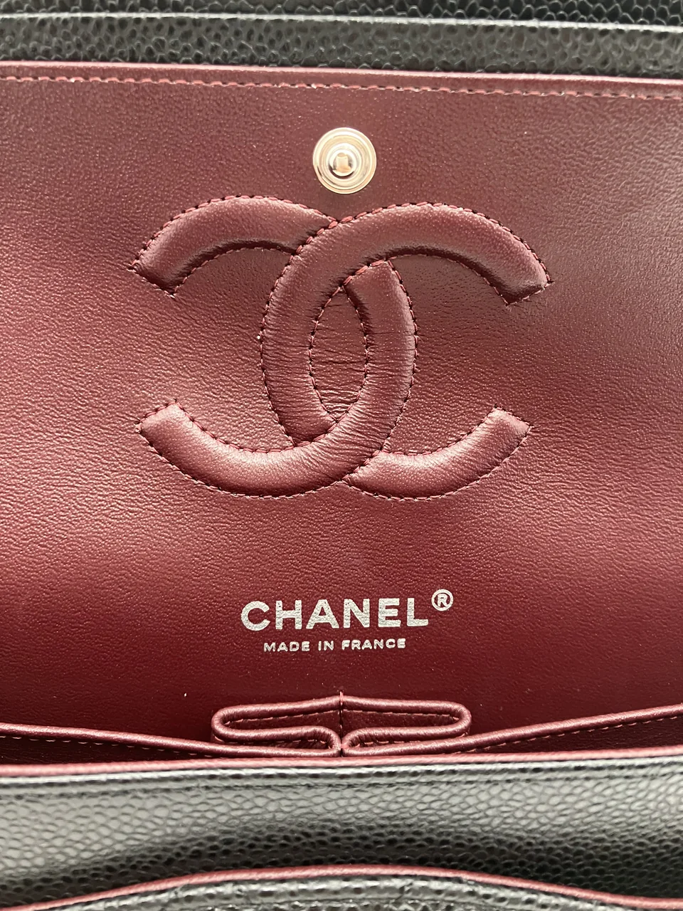CHANEL CAVIAR DOUBLE FLAP MATELASSE 25 view 12