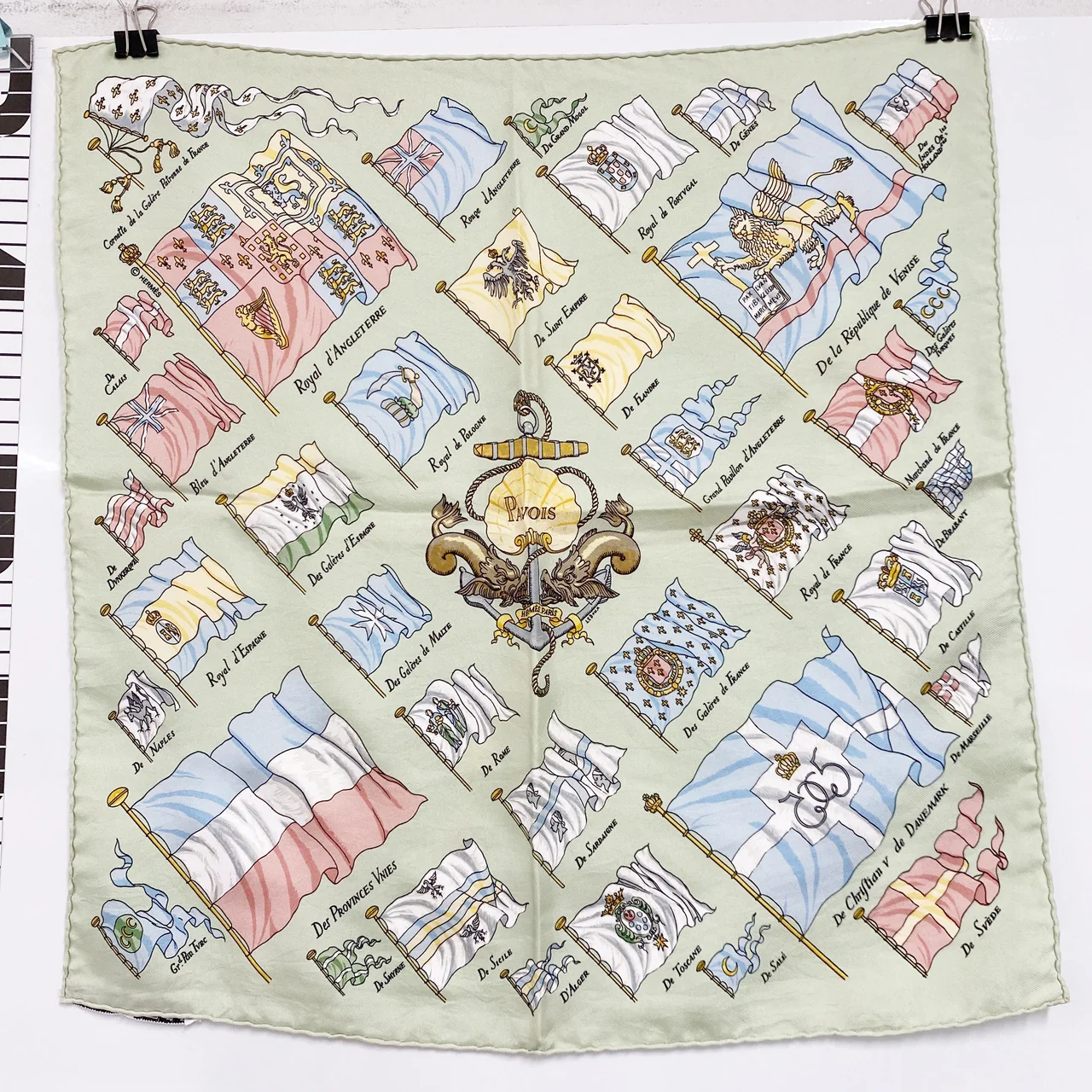 HERMES SCARF (WHITE)