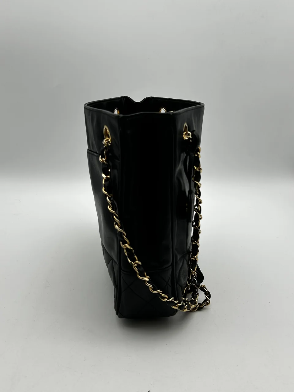 CHANEL LAMB SKIN CHAIN BAG view 6