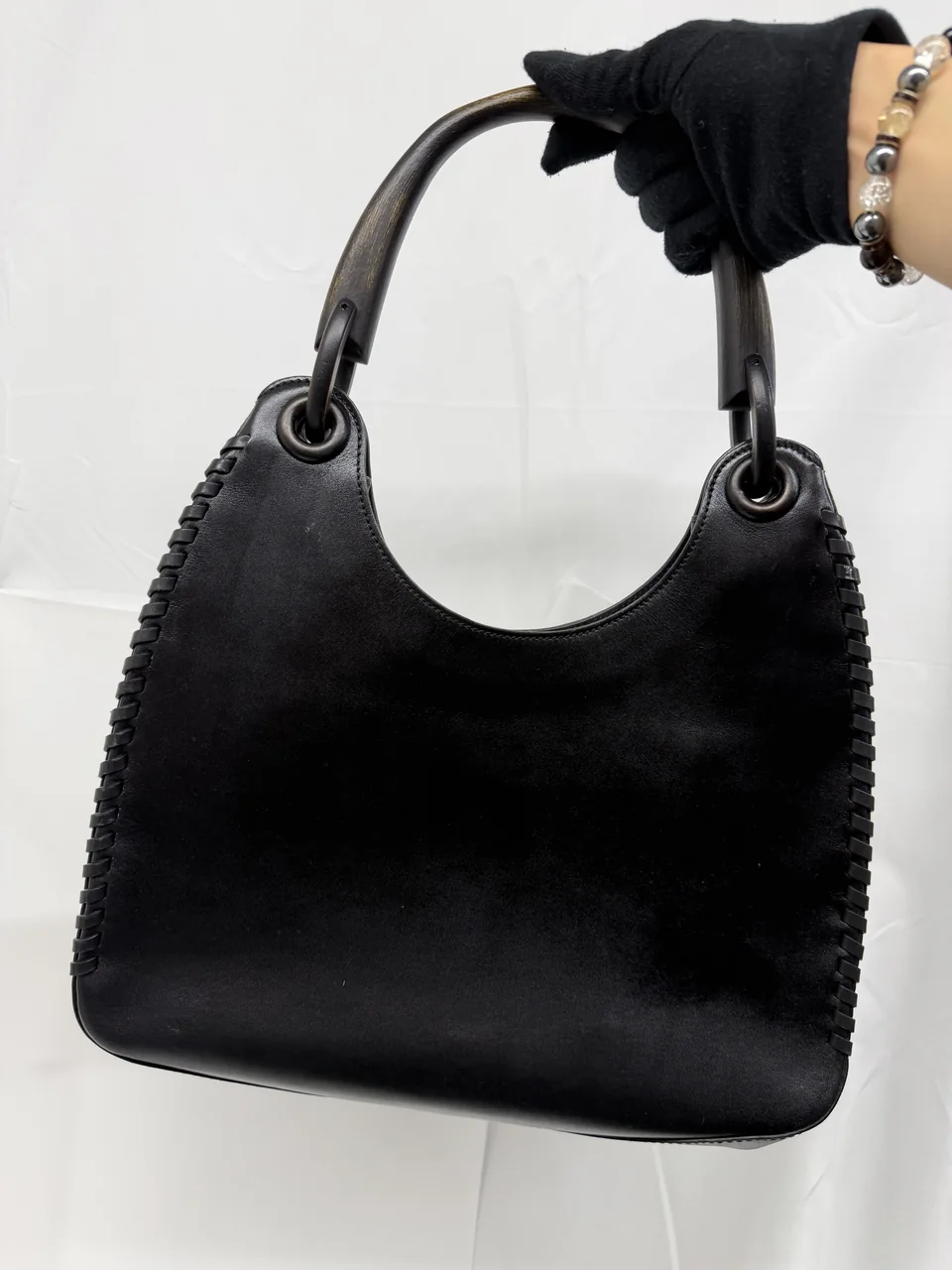 GUCCI SHOULDER BAG (BLACK) hover