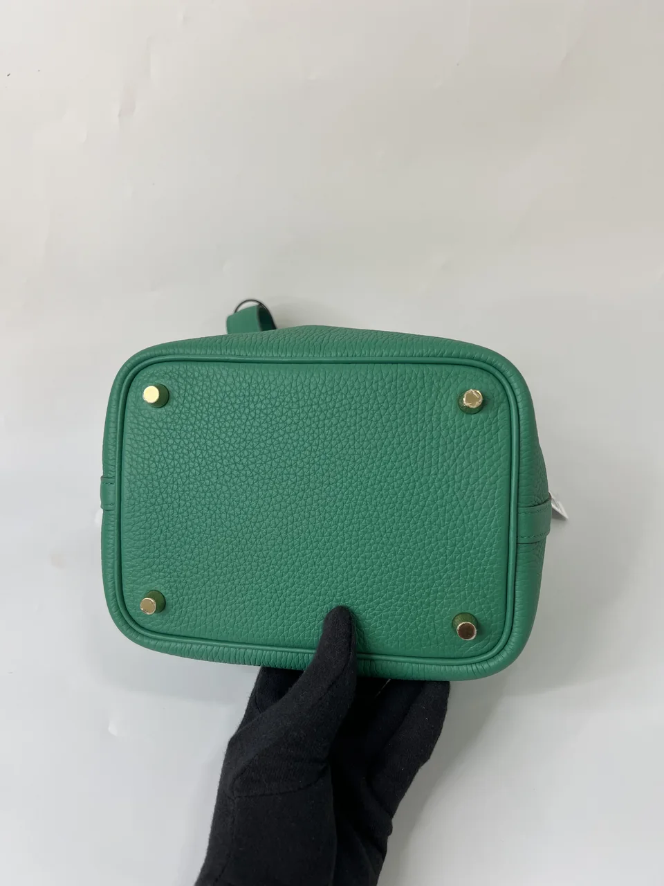 HERMES PICOTIN LOCK PM (TOGO, VERT VERTIGO, K STAMP) view 8