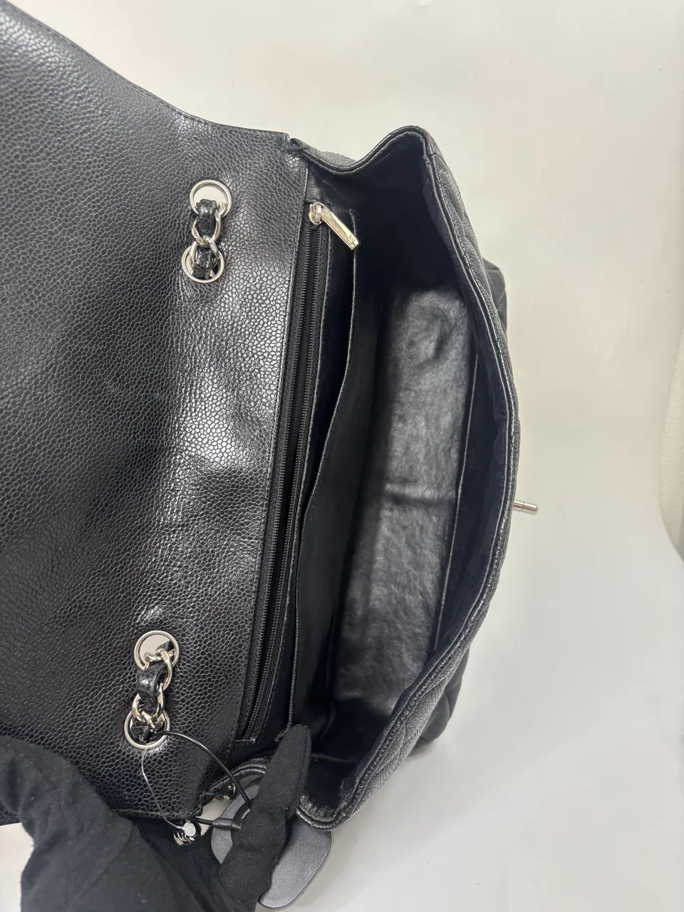CHANEL CAVIAR CHAIN SHOULDER BAG view 7