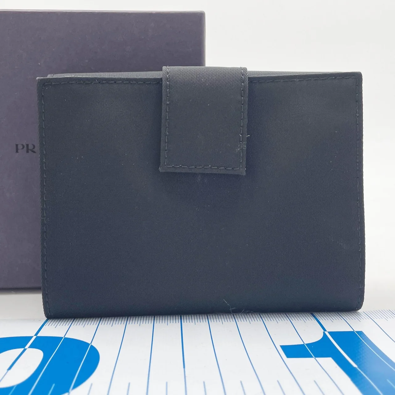 PRADA BIFOLD LONG WALLET (BLACK) hover